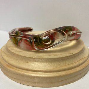 Glass Cuff Bracelet